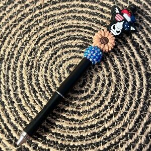 4th of July Beaded Pen